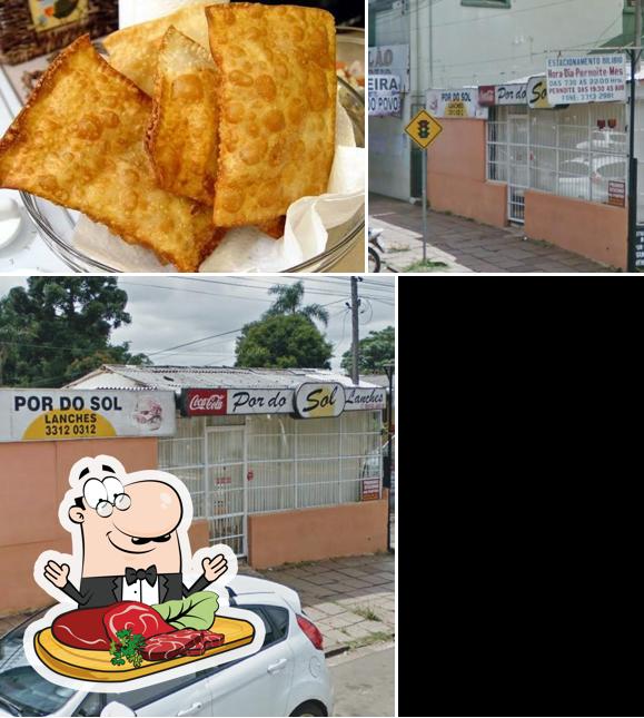 Escolha pratos de carne no Por Do Sol Lanches