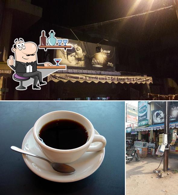 The interior of Annai Tea And Coffee Shop