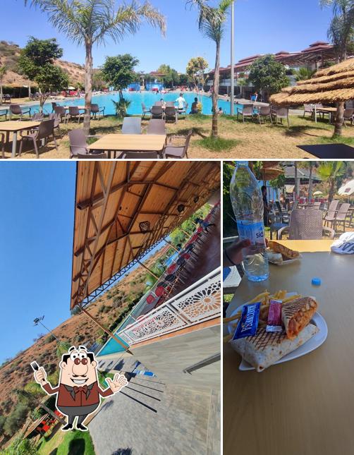 Complexe Oued Ennakhil : Café, Restaurant, Boucherie, Grillade & Piscine