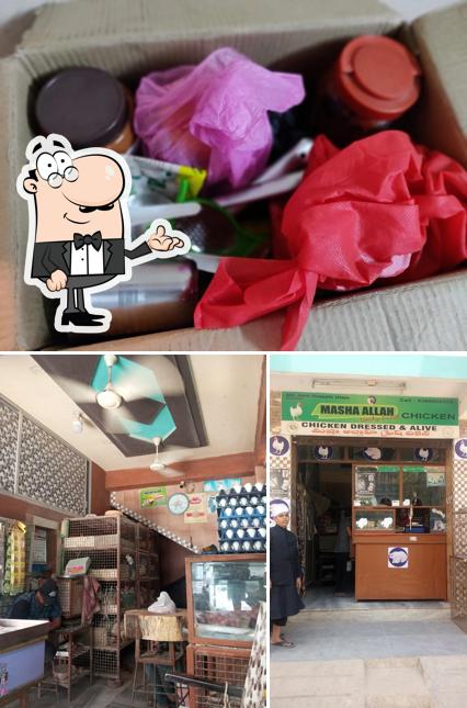 The image of interior and food at Mashallah Daily Fresh Chicken