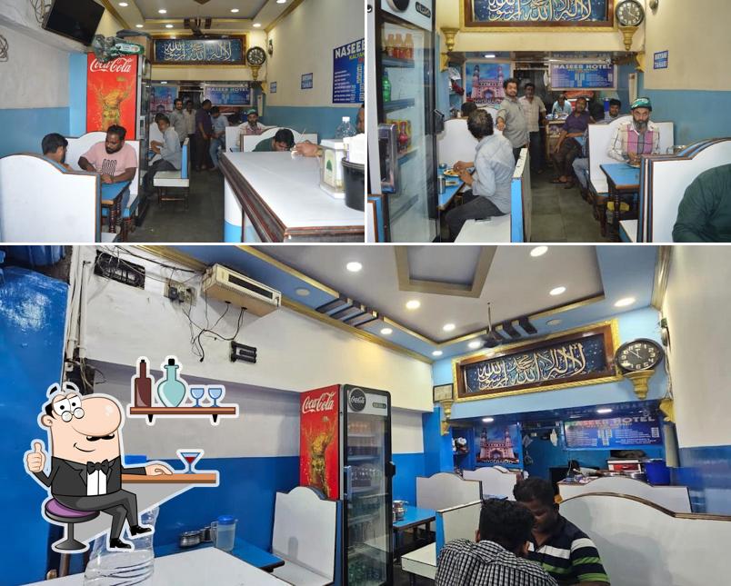 The interior of NASEEB HOTEL KALYANI BIRYANI
