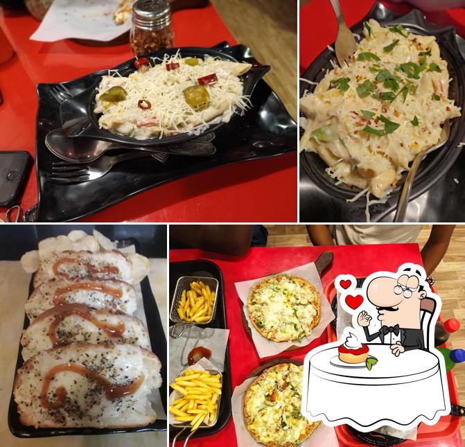 The Cheesy Bond Cafe serves a selection of desserts