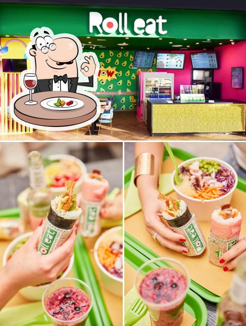 La immagine della cibo e interni di Roll Eat