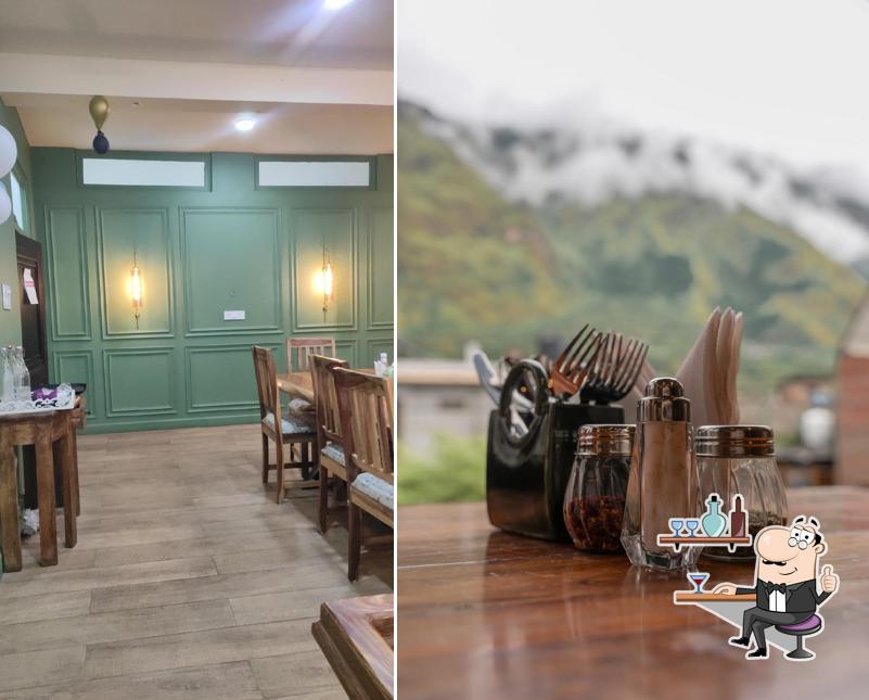 Take a seat at one of the tables at The Brown Butter cafe and bakery