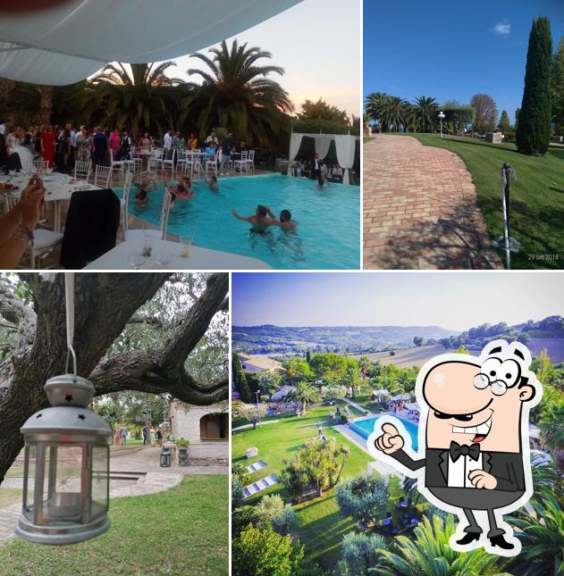 Gli esterni di Villa Poggio Verde