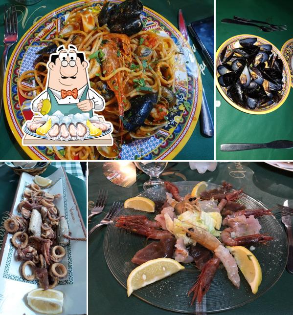 Prenditi la cucina di mare a Trattoria Pizzeria Voscenza