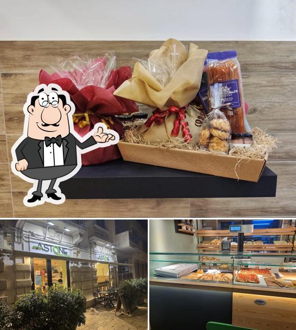 Gli interni di Astone Panificio Gastronomia