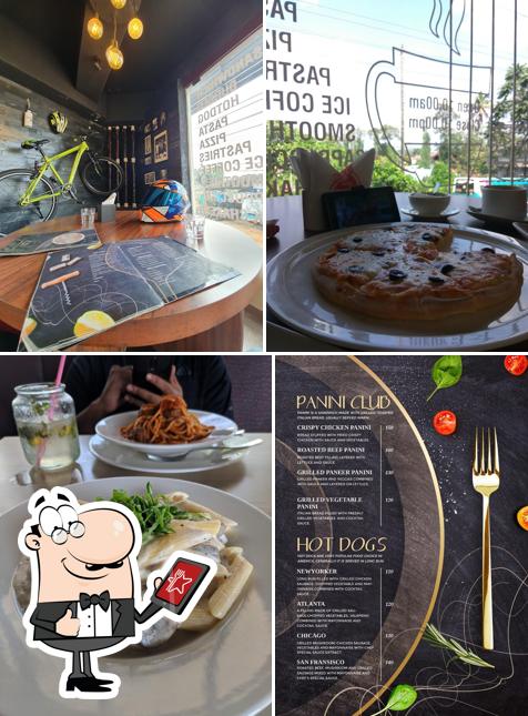 Enjoy the view at the outside area of Cafe Buns and Beans