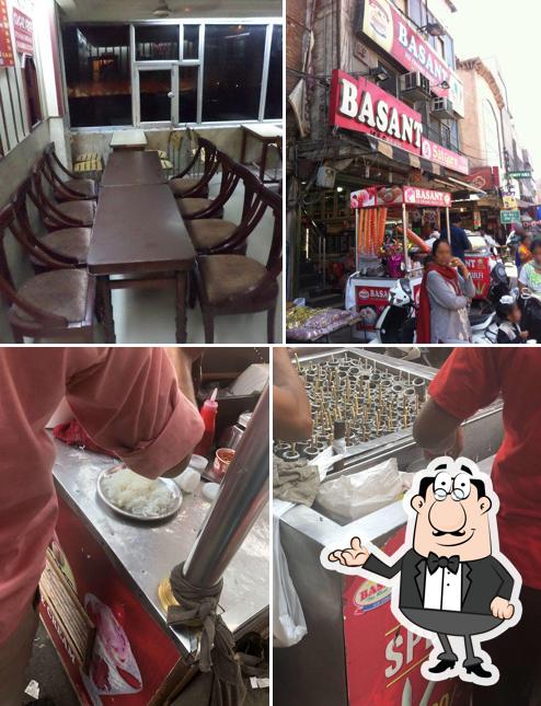 The interior of Basant Ice Cream Parlour