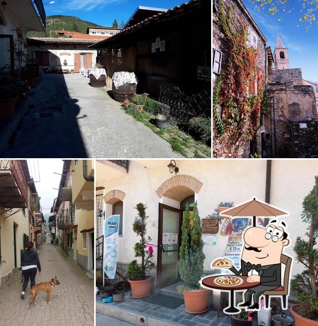 Curiosa tra l'area esterna di AGRITURISMO ODDONE