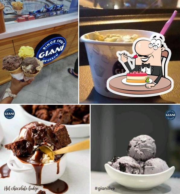 Giani offers a range of desserts