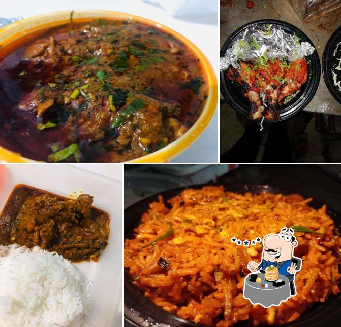 Food at Desi chicken house