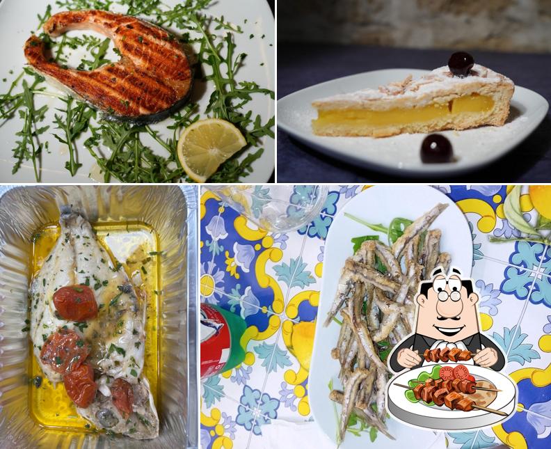 Panino con maiale stirato al Fish Frisk restaurant