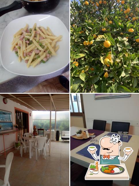 Questa è la immagine che presenta la cibo e interni di Naxos Parking Ristoro