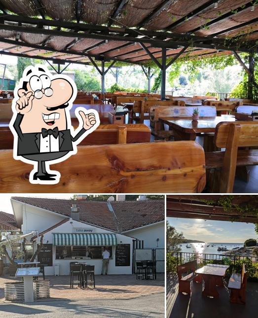 La interni e esterno del ristorante