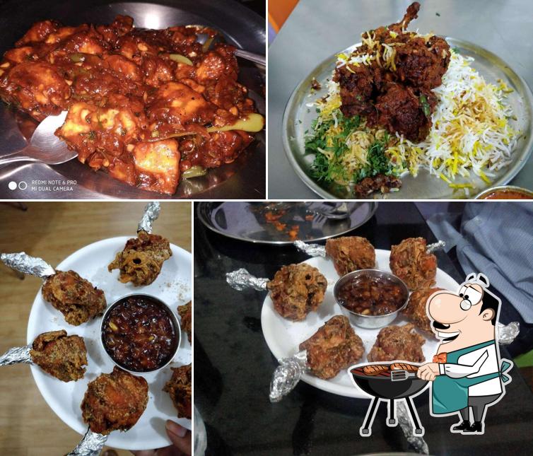 Get meat dishes at Reddy's Hyderabadi Biryani