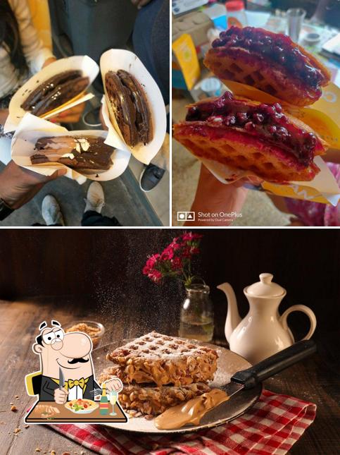 Food at The Belgian Waffle Co