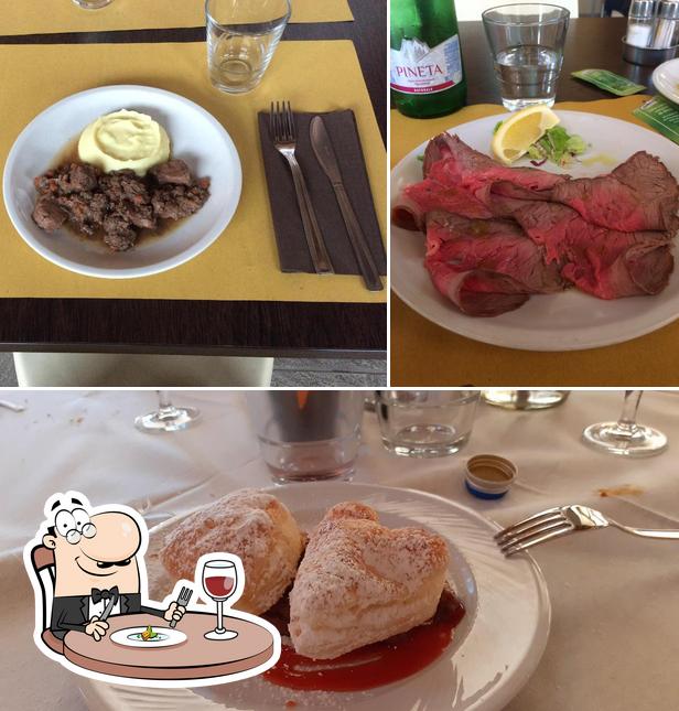 Platti al Trattoria Torre della Rocchetta