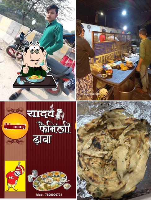 Food at Yadav Family Dhaba