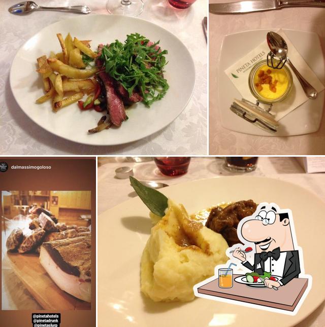 Platti al Ristorante "Alla Pineta"