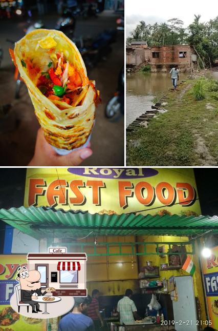 Royal Fast Food is distinguished by exterior and food