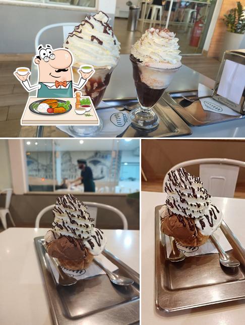 Mousse de chocolate em Gelato Borelli Botucatu