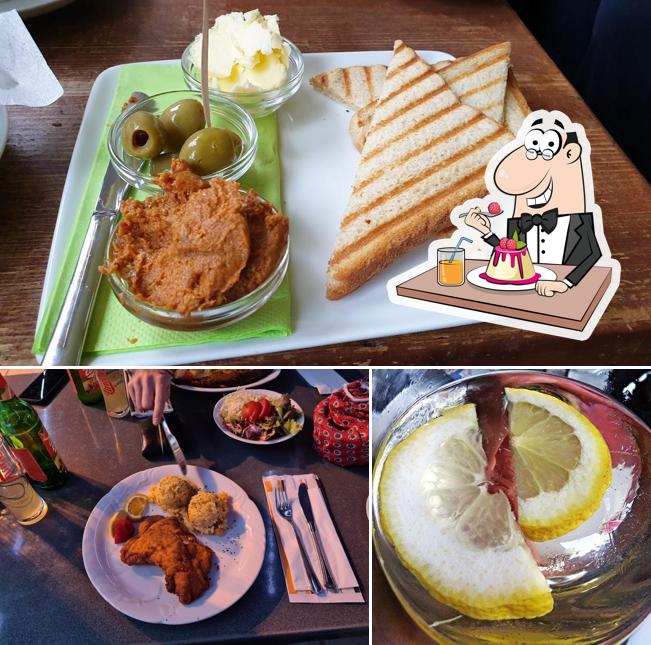 Kavka kava bar offre un'ampia selezione di dessert