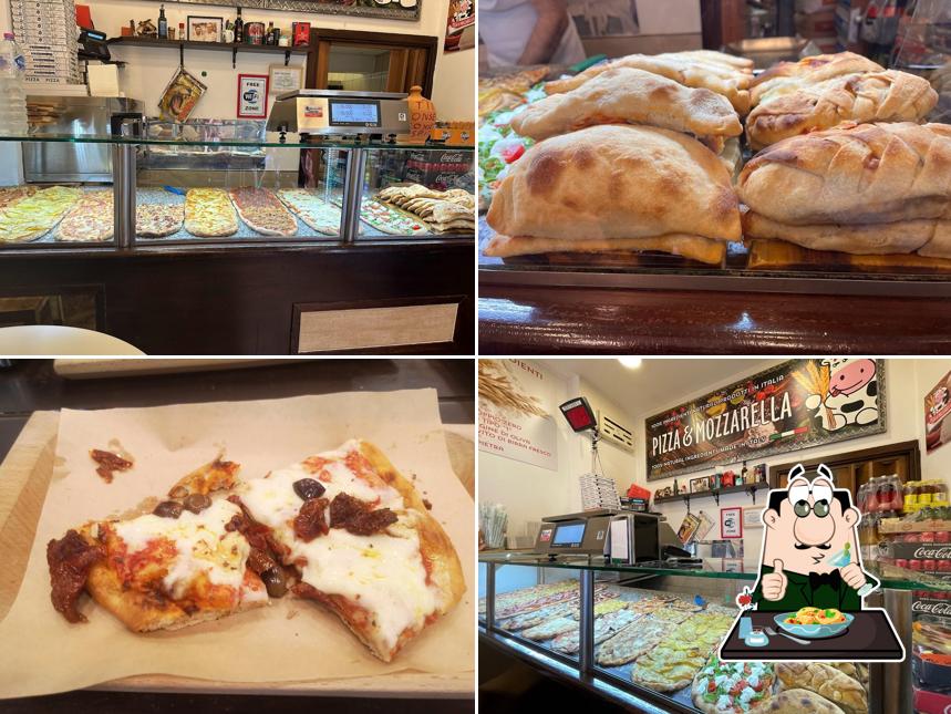 Cibo al Pizza e Mozzarella