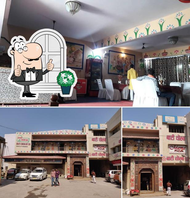Check out the photo showing exterior and wedding at Popular Baati Chokha Restaurant