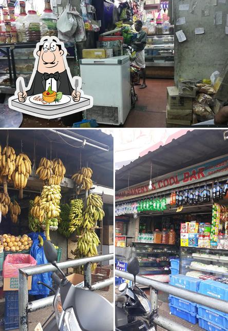 Take a look at the image showing food and exterior at Ragam Bakery