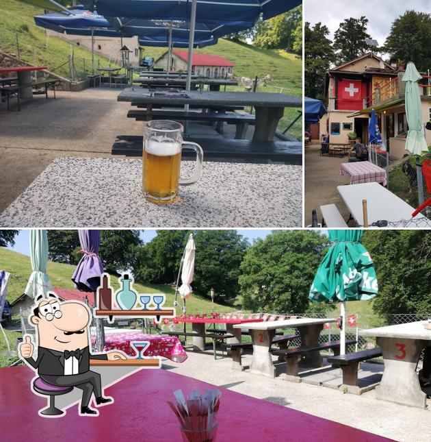 Gli interni di Capanna Alpe Bolla