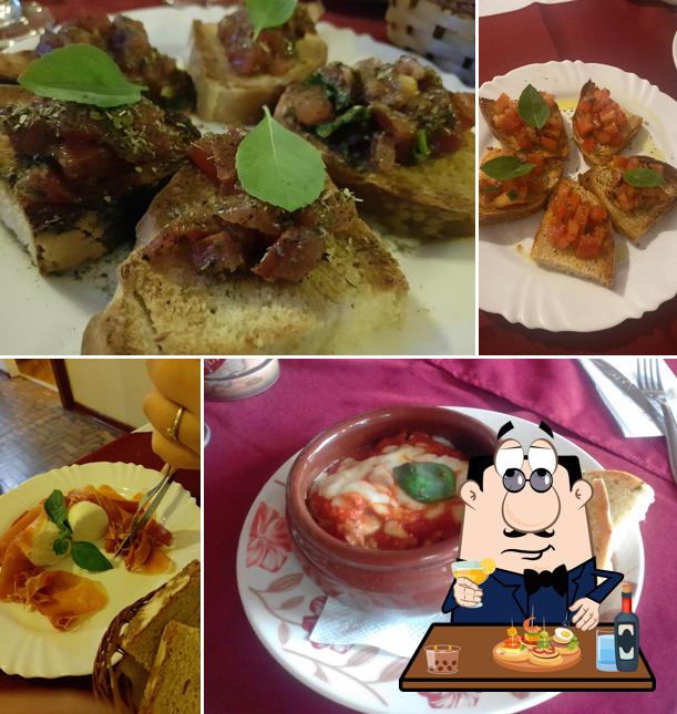 Bruschettas em La Cantina dell'italiano