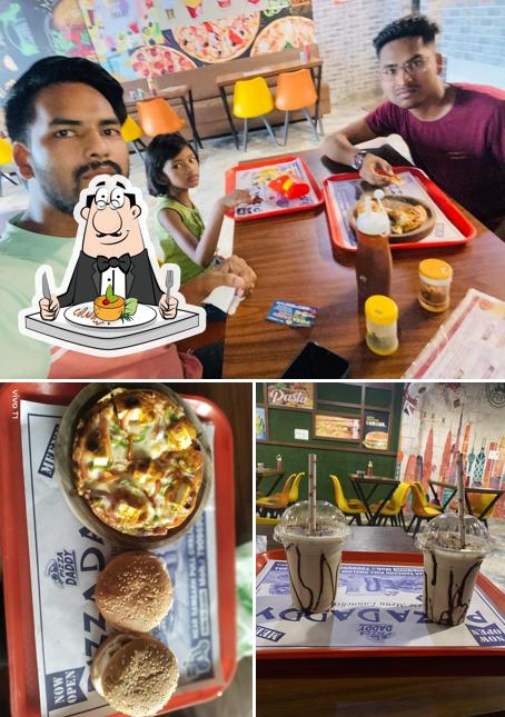 Food at Pizza Daddy