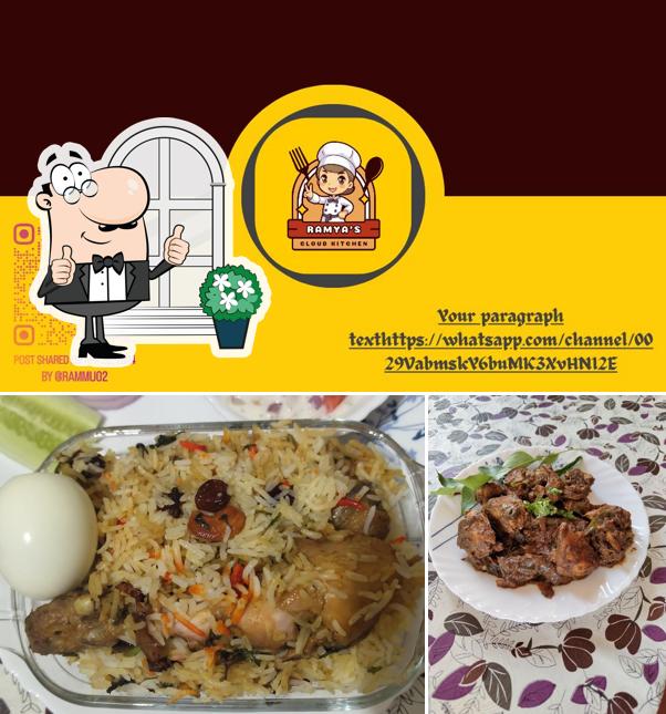 The exterior of Ramya's Cloud kitchen