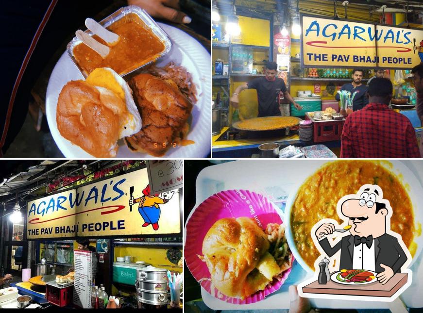 Food at Agarwal's Pav Bhaji