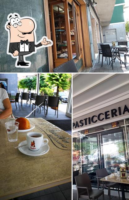 Gli interni di Pasticceria D'ausilio