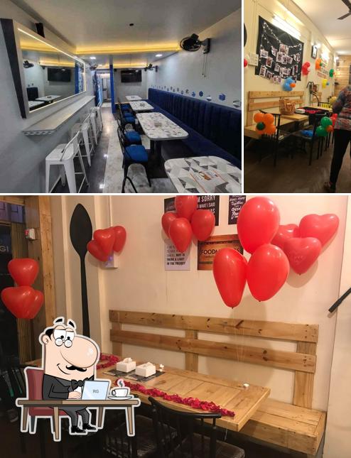 The interior of Food Studio