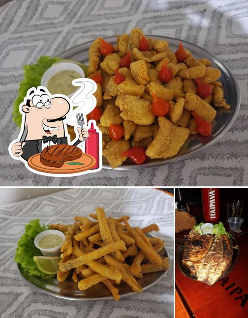 Há uma variedade de pratos para os amantes da carne