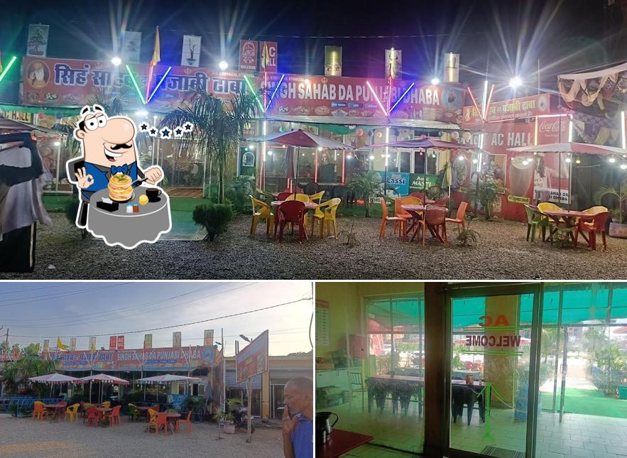 Food at Punjabi dhaba