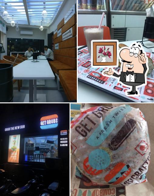 The interior of Get Grubs