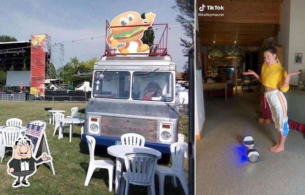 Gli interni di Patriot Wagon Food Truck