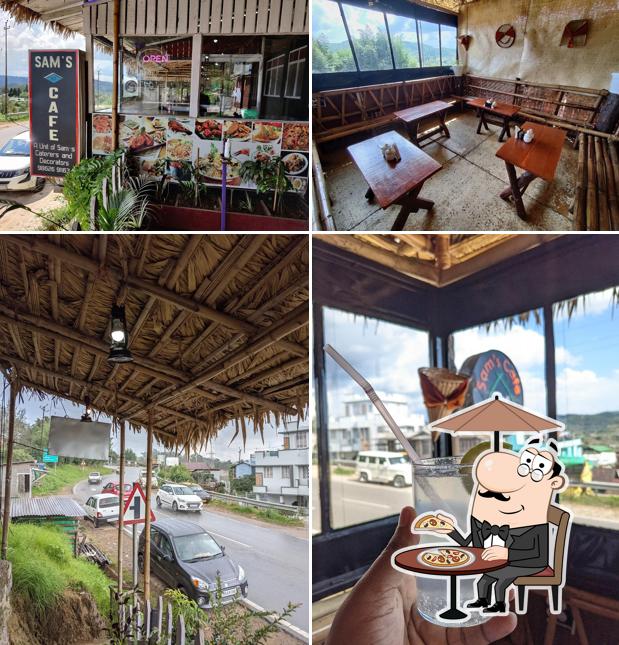 Check out how Sam' cafe looks outside