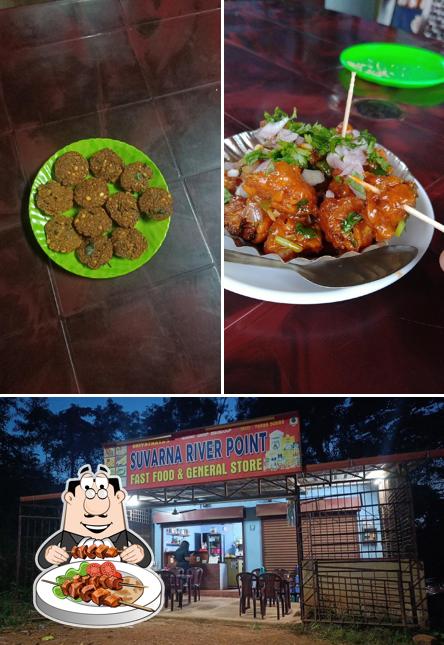 Suvarna River Point restaurant is distinguished by food and interior