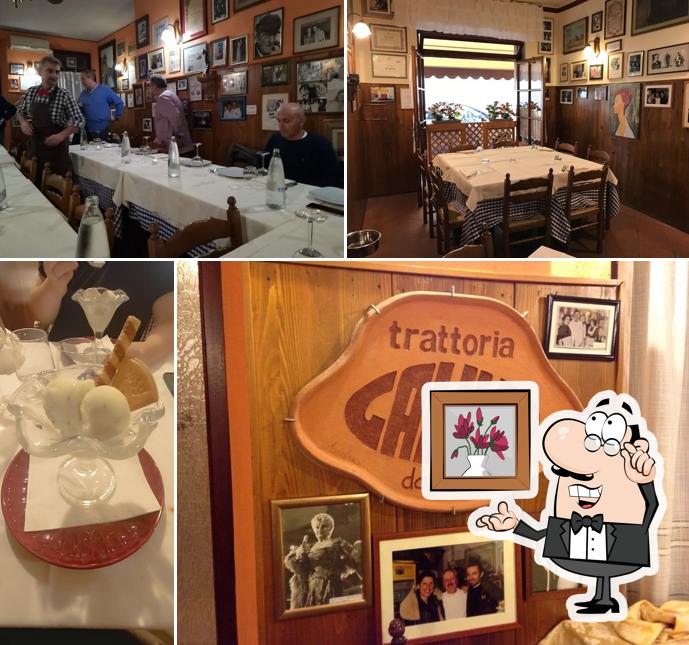 Gli interni di Trattoria Da Galileo