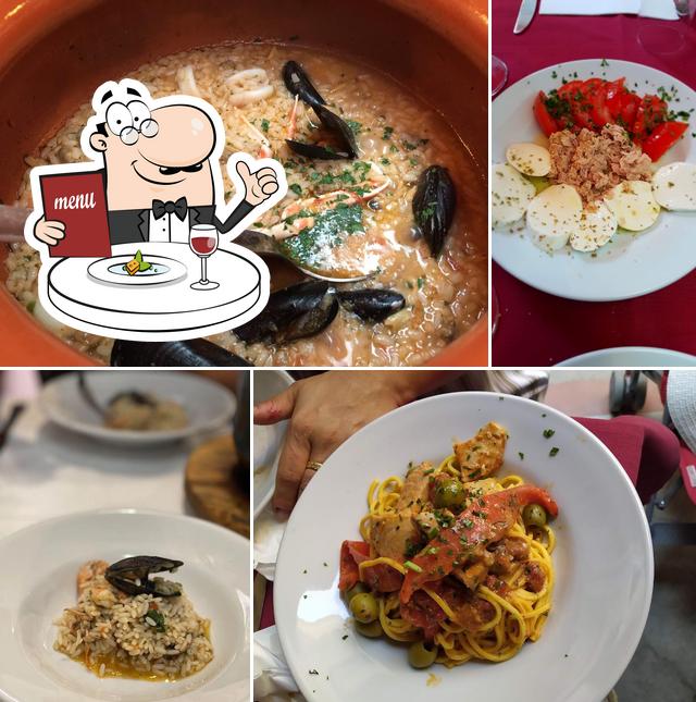Cibo al Trattoria Da Piva Vernazza