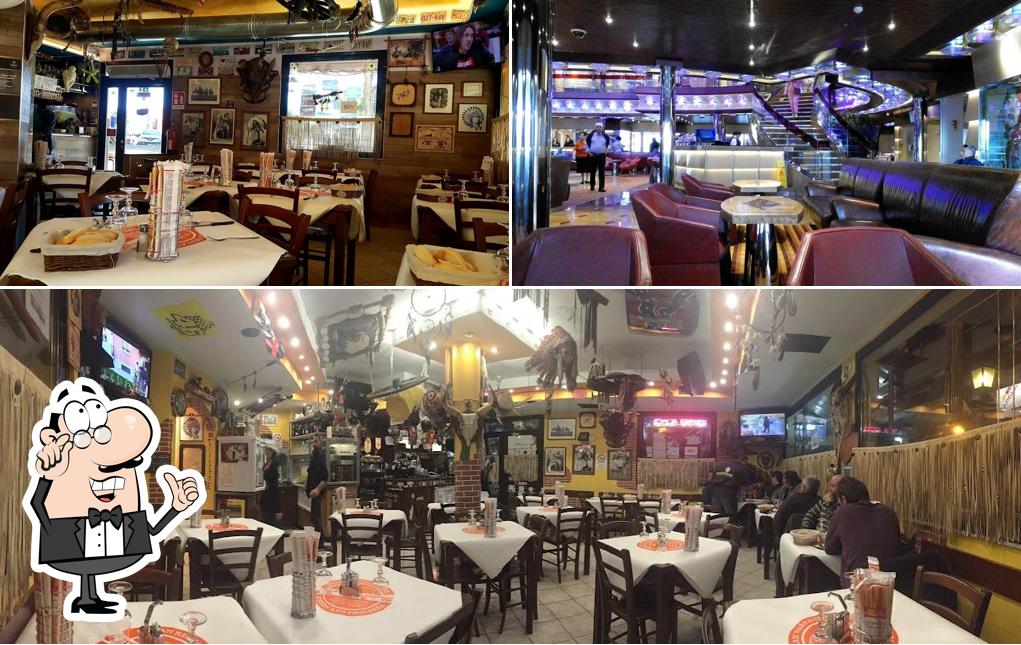 Gli interni di Trattoria del Camionista