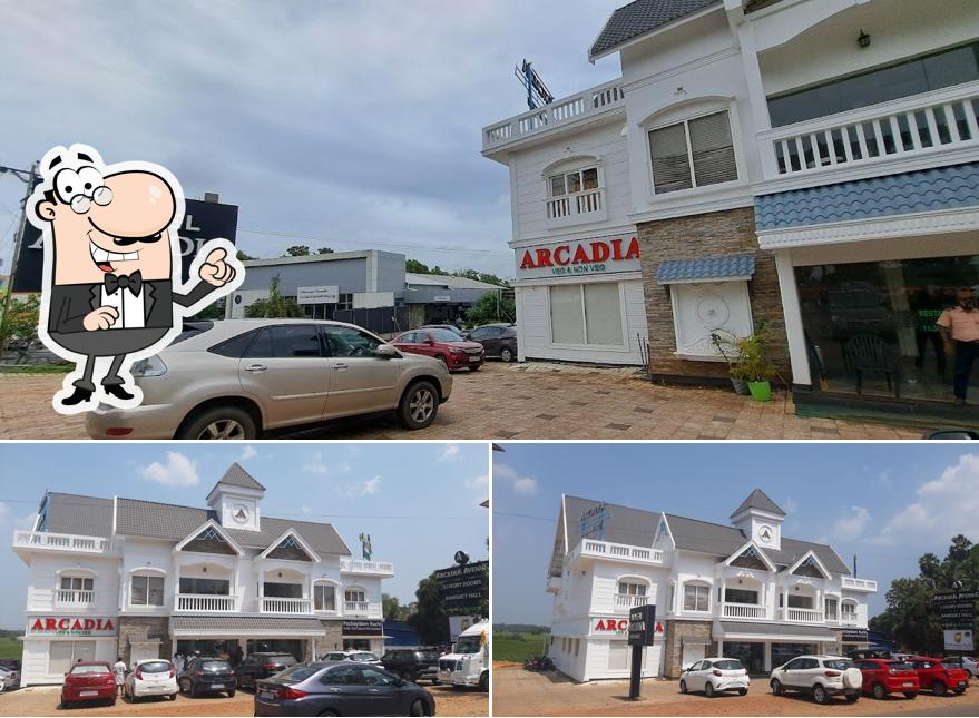 Check out the exterior of Hotel Arcadia Avenue Thiruvalla
