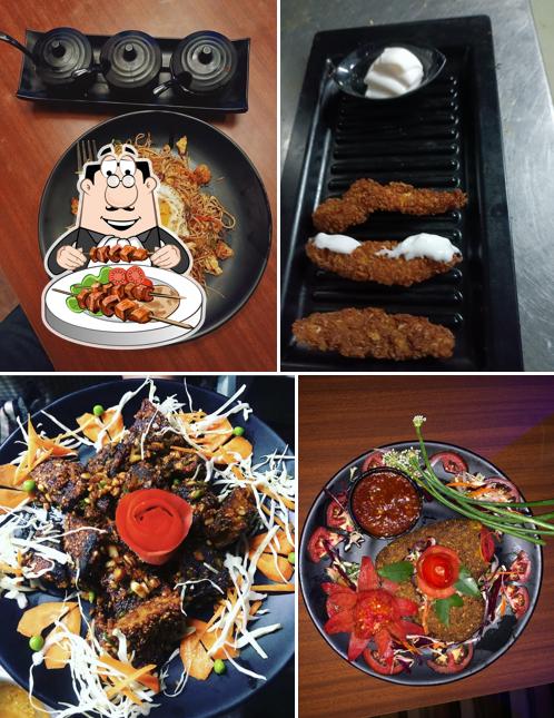 Food at Aaha restaurant ️