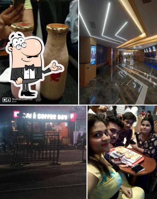 The interior of Café Coffee Day