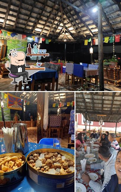 The interior of Emaho Cafe